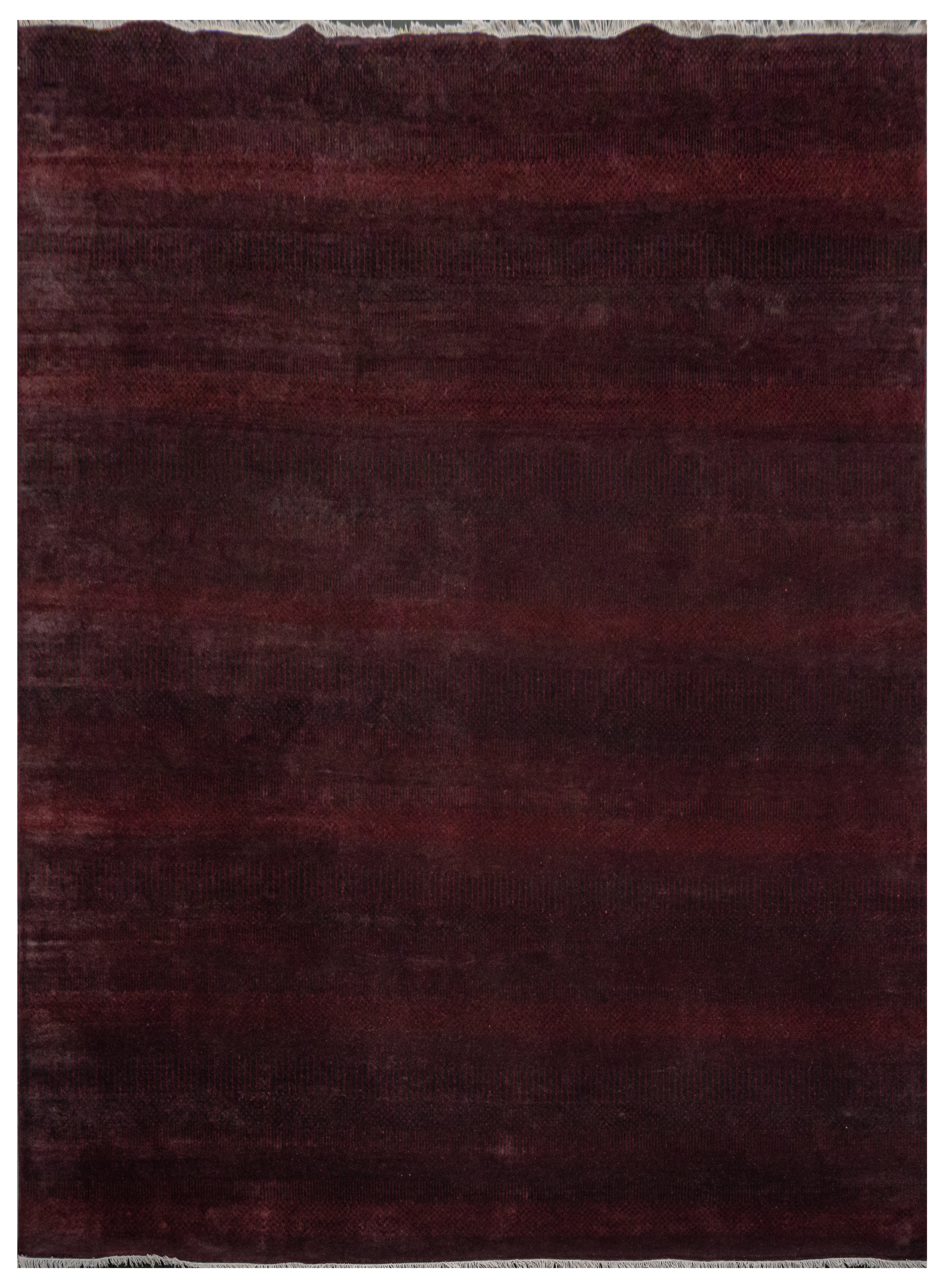 Handknotted Carpet DIA- 876 MCN,  Rust & Black